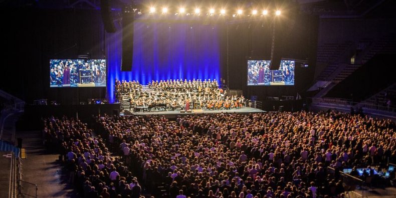 Atlas Arena podczas koncertu Ennio Morricone