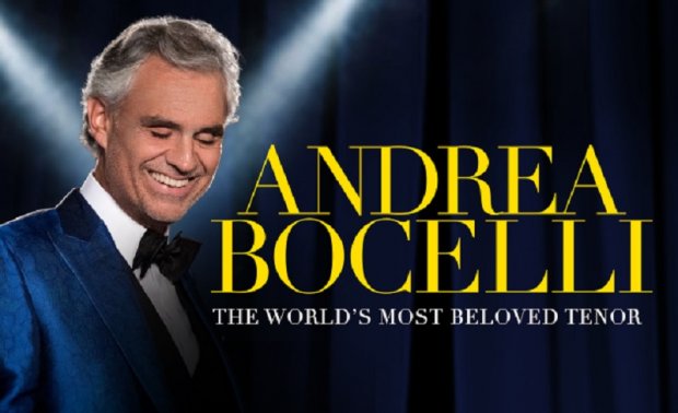 Plakat trasy koncertowej Andrei Bocellego