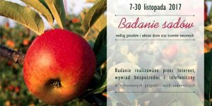 Plakat badanie sadów