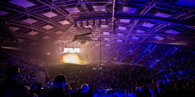 Atlas Arena podczas koncertu Queen