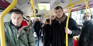 MZA R1 Woronicza - dziennikarze testują nowy autobus