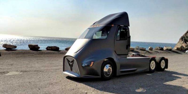 Thor Truck ET-One - w pełni elektryczny ciągnik siodłowy z Los Angeles (www.thortrucks.com)