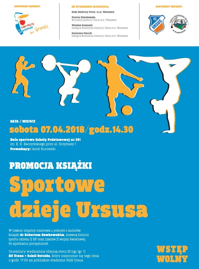 Sportowe dziej Ursusa - plakat