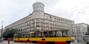 Ulica Marszałkowska i tramwaj warszawski