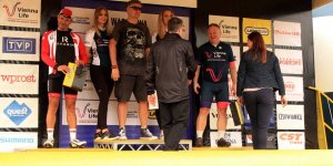 Andrzej Seta - na podium