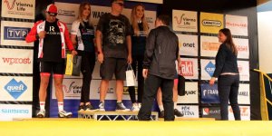Andrzej Seta - na podium