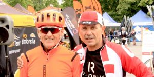 Czesław Lang i Andrzej Seta - Kolarskie Mistrzostwa Polski Dziennikarzy 2018
