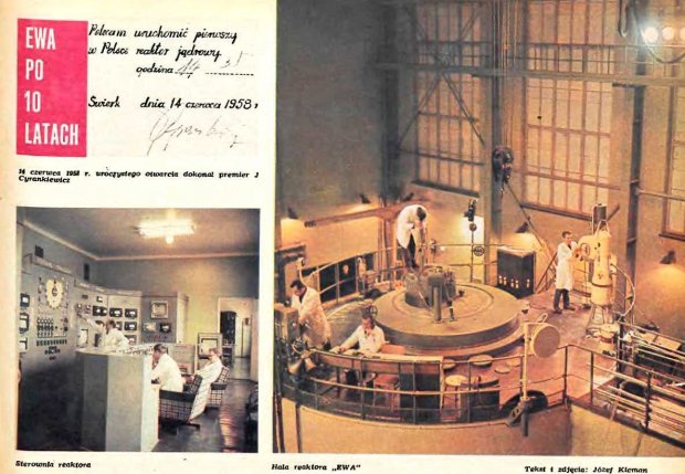 Reaktor EWA - Artykuł i zdjęcia Józefa Kicmana w czerwcowym tygodniku Stolica