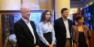 Francuscy goście i przedstawicielki Organizatora
