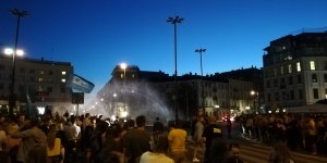 Tęcza na placu Zbawiciela - 8 czerwca 2018