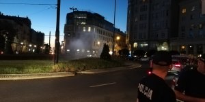 Tęcza na placu Zbawiciela - 8 czerwca 2018