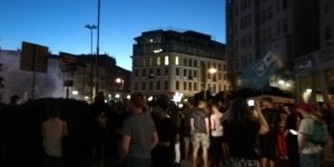 Tęcza na placu Zbawiciela - 8 czerwca 2018