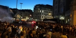 Tęcza na placu Zbawiciela - 8 czerwca 2018