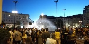 Tęcza na placu Zbawiciela - 8 czerwca 2018