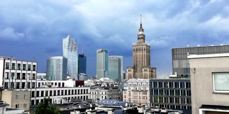Warszawa i jej kawałek centrum