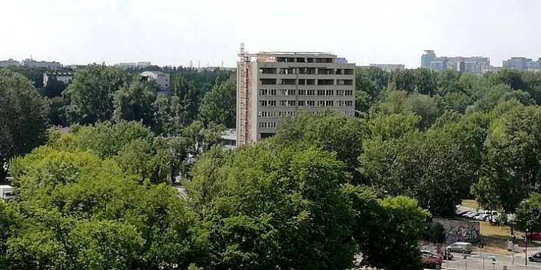 Remont budynku Veolia przy Batorego dawniej RWE a wcześniej Stoen