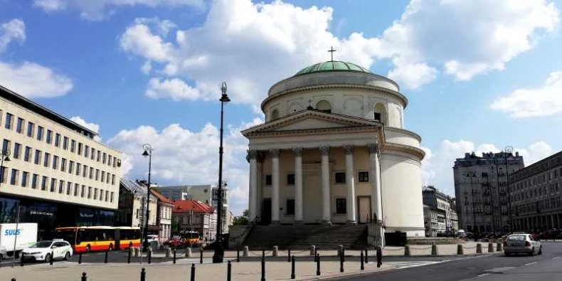 Kościół św. Aleksandra na placu Trzech Krzyży w Warszawie