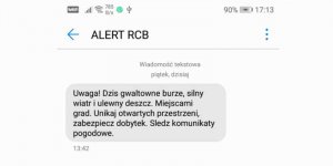 Alert RCB na Twoim telefonie