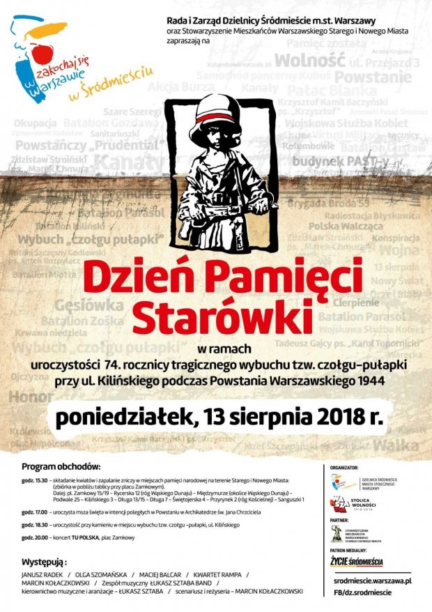 Dzień Pamięci Starówki - plakat