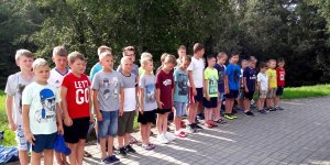 Godzina W - Młodzież piłkarska GKP Targówek na obozie w Ustroniu Śl.