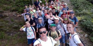 Młodzież z Targówka na obozie w Ustroniu