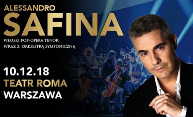 Alessandro Safina - plakat koncertu