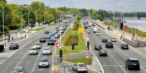 Wisłostrada w Warszawie i jej część pod nazwą Wybrzeże Gdańskie