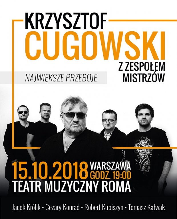 Cugowski i Zespół Mistrzów - plakat