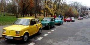 Fiat 126p Klub Warszawa - spotkanie na Powiślu