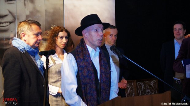 Dr Gunter von Hagens i goście wystawy