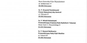 Apel Prezydentów strona 1