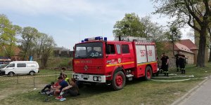 Bieg Ekstremalna Trójka w Szczytnie 2019 - strażacy z OSP Trelkowo