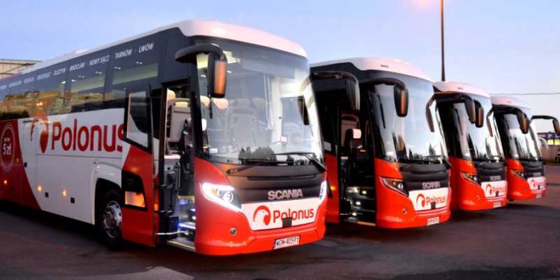 Komfortowe autobusy - Polonus