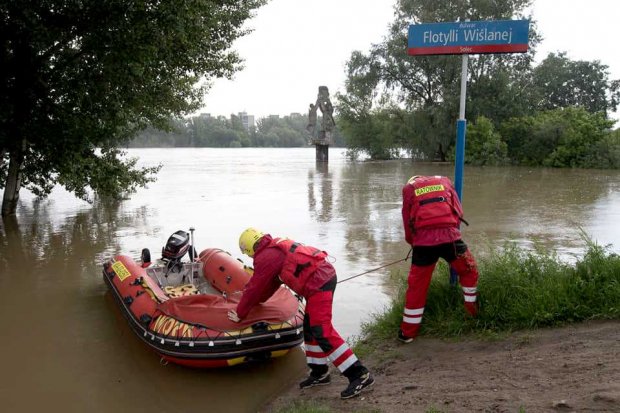 Stołeczne WOPR przy Skwerze Flotylli Wiślanej