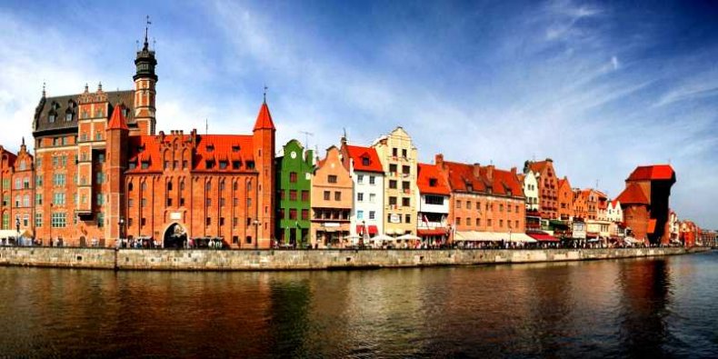 Gdańsk - widok na Stare Miasto