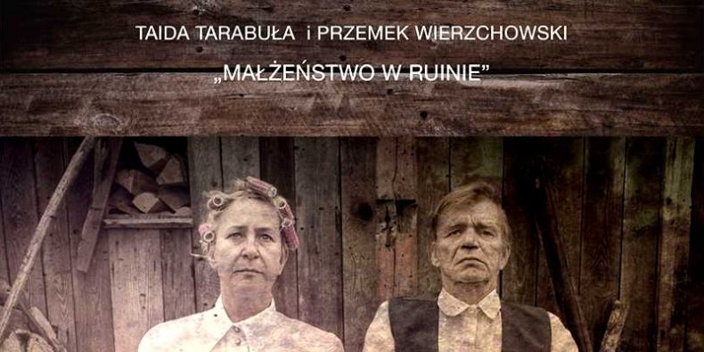 Plakat - zaproszenie na wystawę: Taida i Przemek
