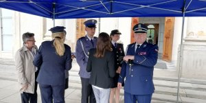 Piknik Komendy Stołecznej Policji w 100. rocznicę utworzenia Policji Państwowej - warszawscy policjanci z gośćmi z zagranicy