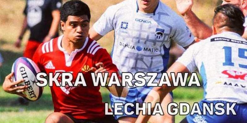 Rugby - plakat meczu Skra vs Lechia Gdańsk
