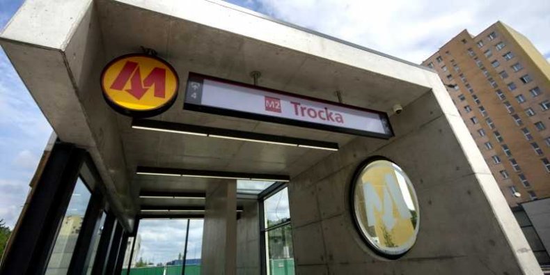 Metro Trocka - jedno z wejść