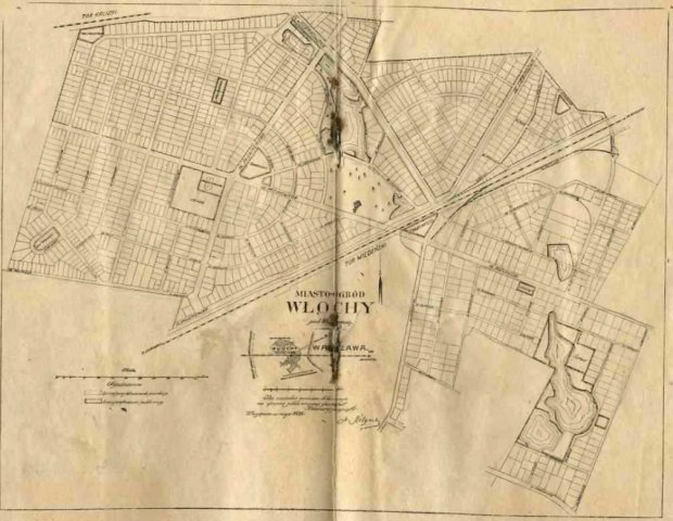 Mapa Włoch w 1928 źr. Włochy pod Warszawą. Ilustrowany Przewodnik Informacyjny