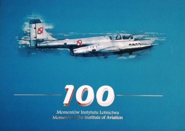 Okładka albumu "100 Momentów Instytutu Lotnictwa"