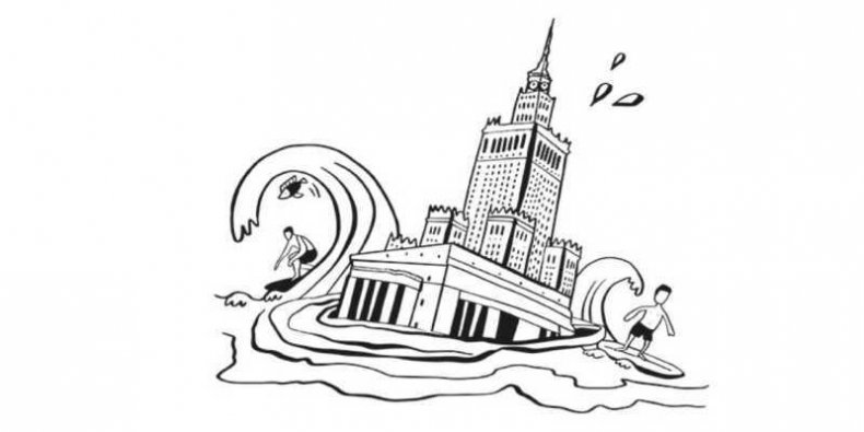 Warsaw Surf Film Festival - Surfujący PKiN