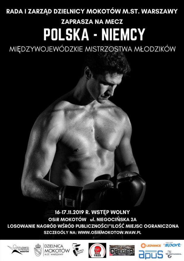 Mokotowska Gala Boksu - plakat