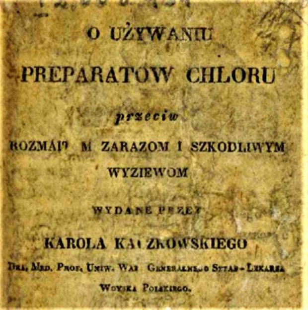 Książka Karola Kaczkowskiego na temat epidemii z 1831 r. fot. ze Zbiorów BN Polona