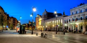 Dom Polonii i Kościół św. Anny 12 kwietnia 2020 r. Foto Andrzej Seta