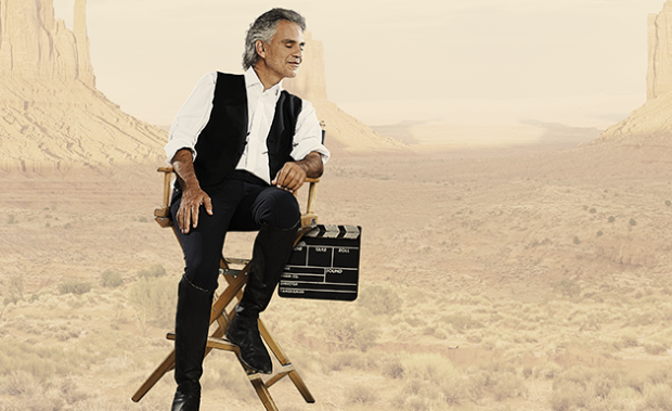 Andrea Bocelli na planie filmowym