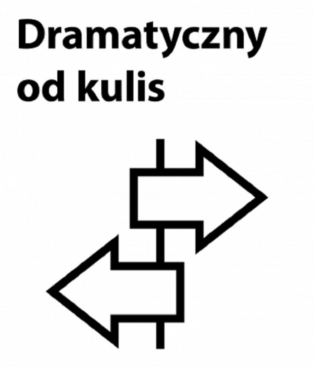 Dramatyczny od kulis logotyp