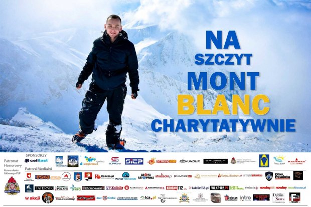 Wyprawa strażaków na Mont Blanc - celem jest wsparcie Fundacji Dorastaj z Nami