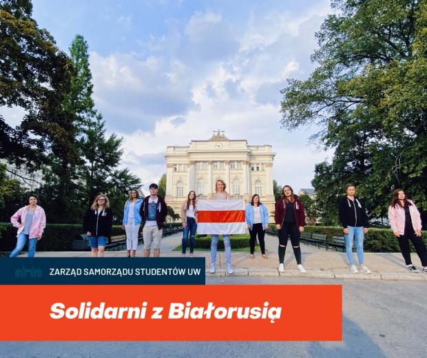 Samorząd Studentów UW solidarny z Białorusią