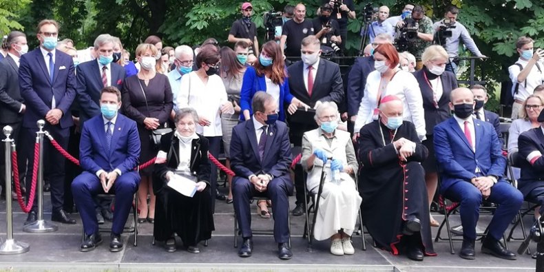 Uroczystość zasadzenia Drzewa Pamięci w Parku Powstańców Warszawy